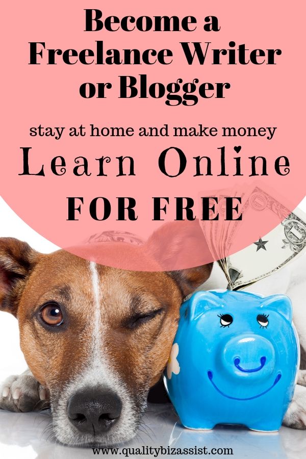 Learn to be a writer online for free. Learn to blog for free online. 5 free resources. 